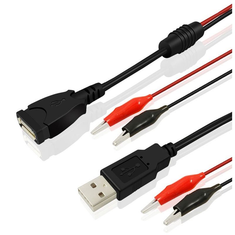 Usb Ammeter Tester - A01E-2 шт. USB-кабель с зажимами типа