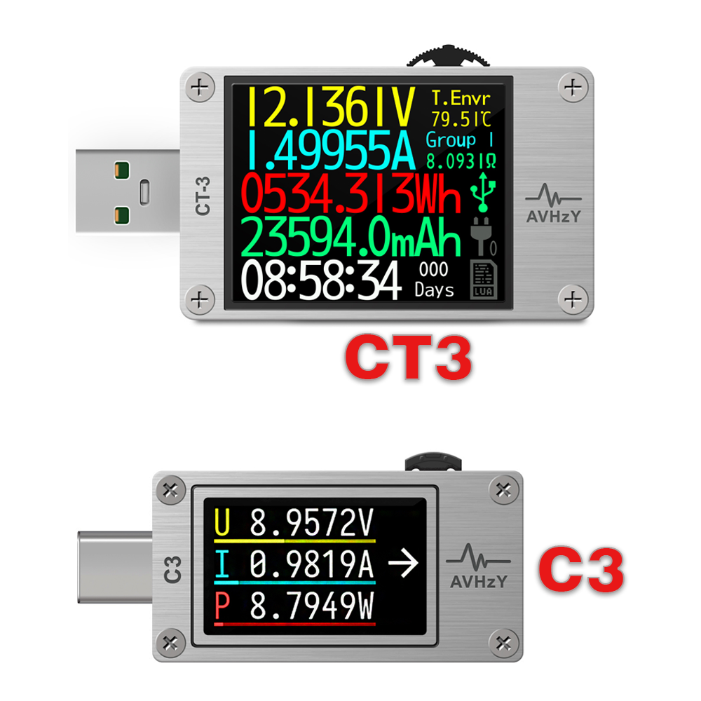 Usb Ammeter Tester - AVHzY USB 3.1 измеритель мощности цифровой