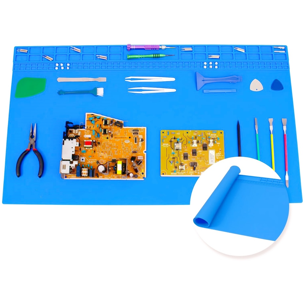 Electronics Repair Workbench - Термостойкая силиконовая паяльная площадка — нескользящий