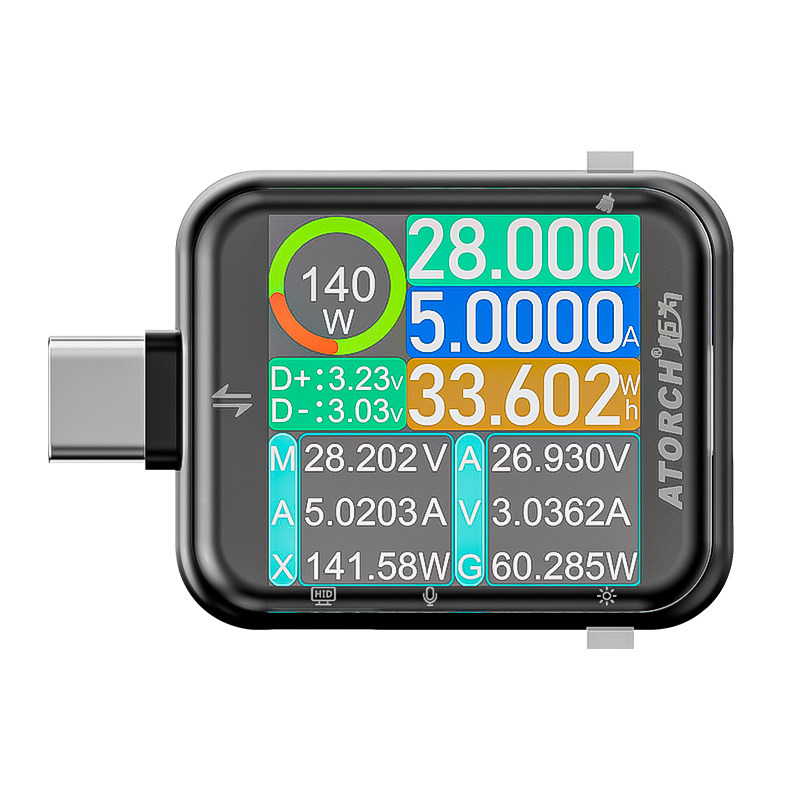 Usb Ammeter Tester - Тестер T3 с сенсорным экраном высокой
