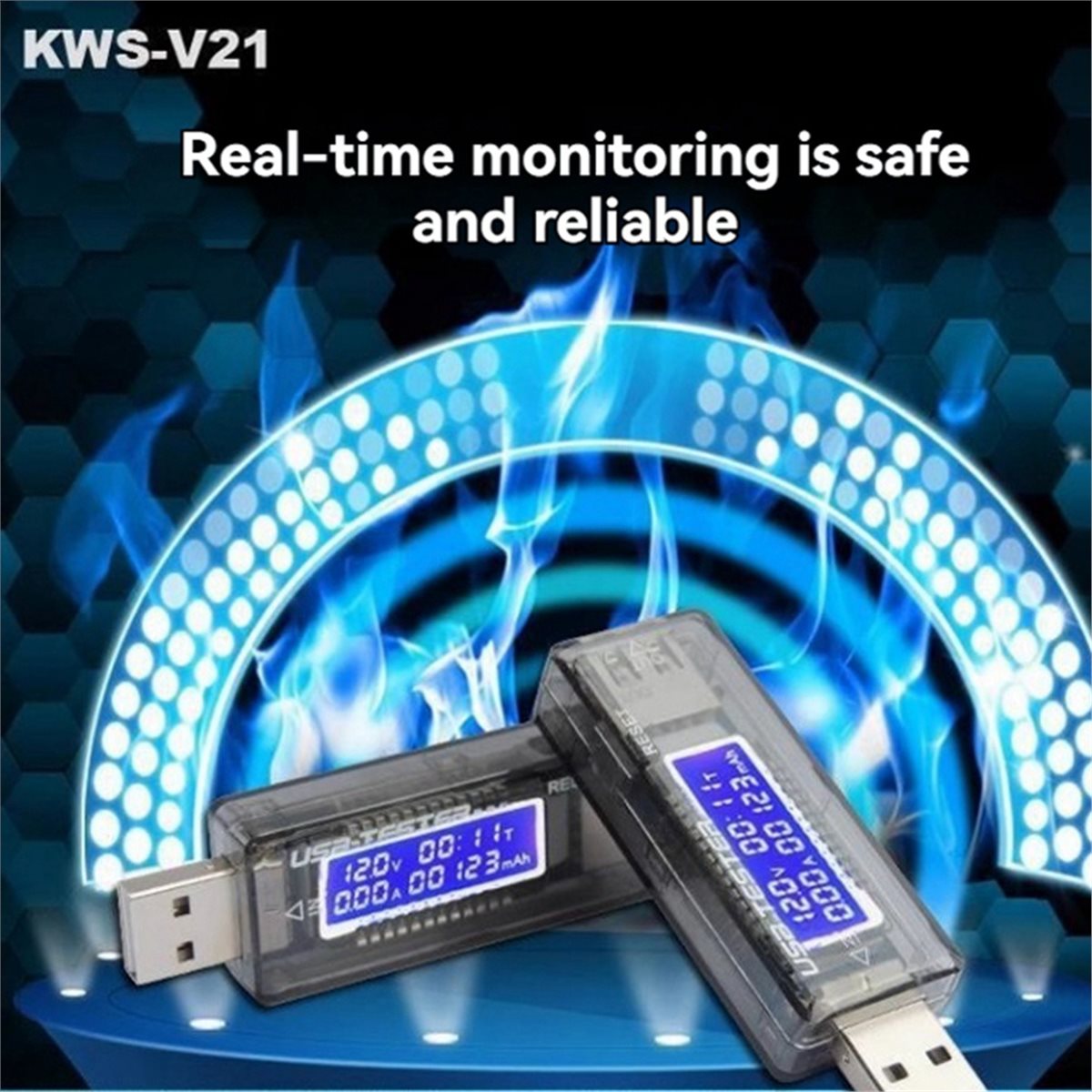 Usb Ammeter Tester - USB-тестер DT75BG KWS-V21, цифровой вольтметр-амперметр QC2.0