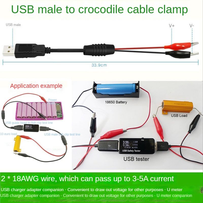 A01E-2 шт. USB-кабель с зажима – обзор и цена Usb Ammeter Tester