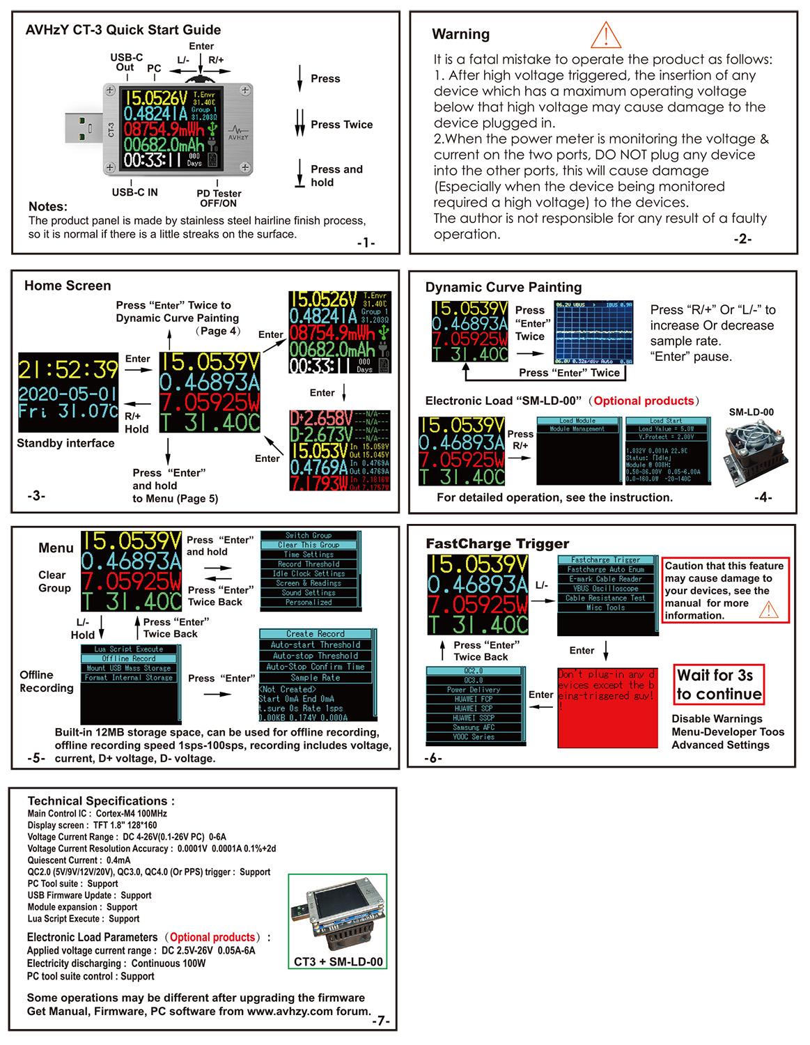 AVHzY USB 3.1 измеритель мощно – обзор и цена Usb Ammeter Tester