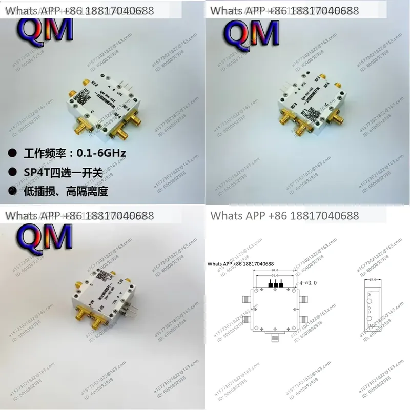 1 шт. для QM-SW-4ST 0.1-6 ГГц  – обзор и цена Qm Electronics & Repair Services