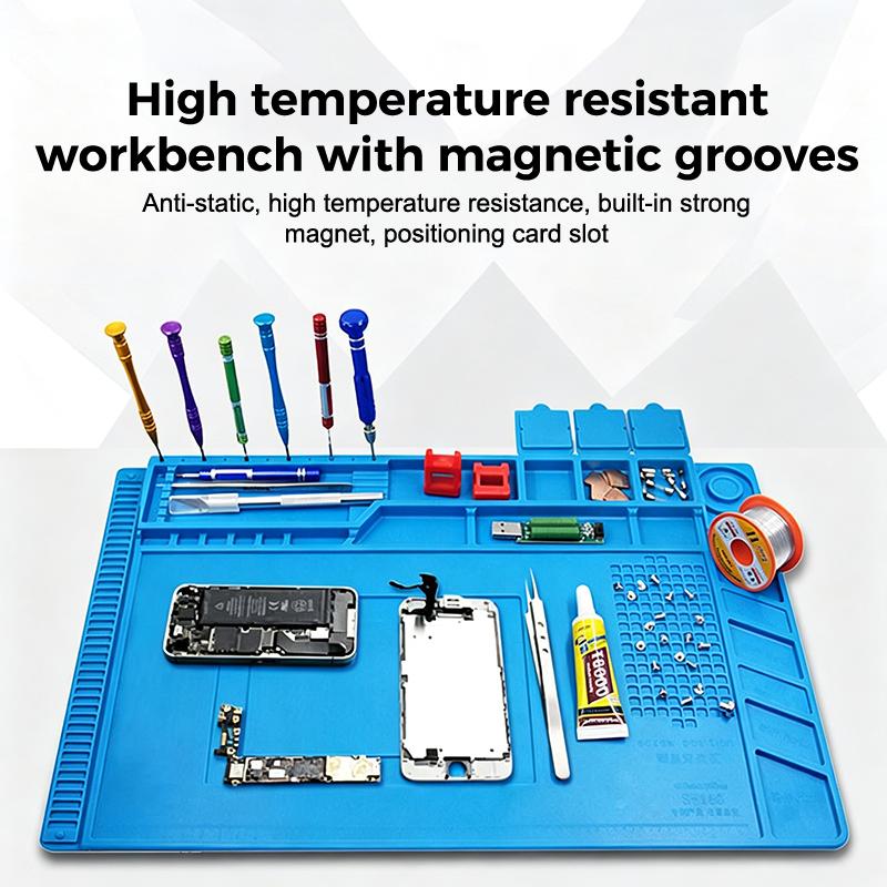 Магнитный антистатический сили – обзор и цена Electronics Repair Workbench
