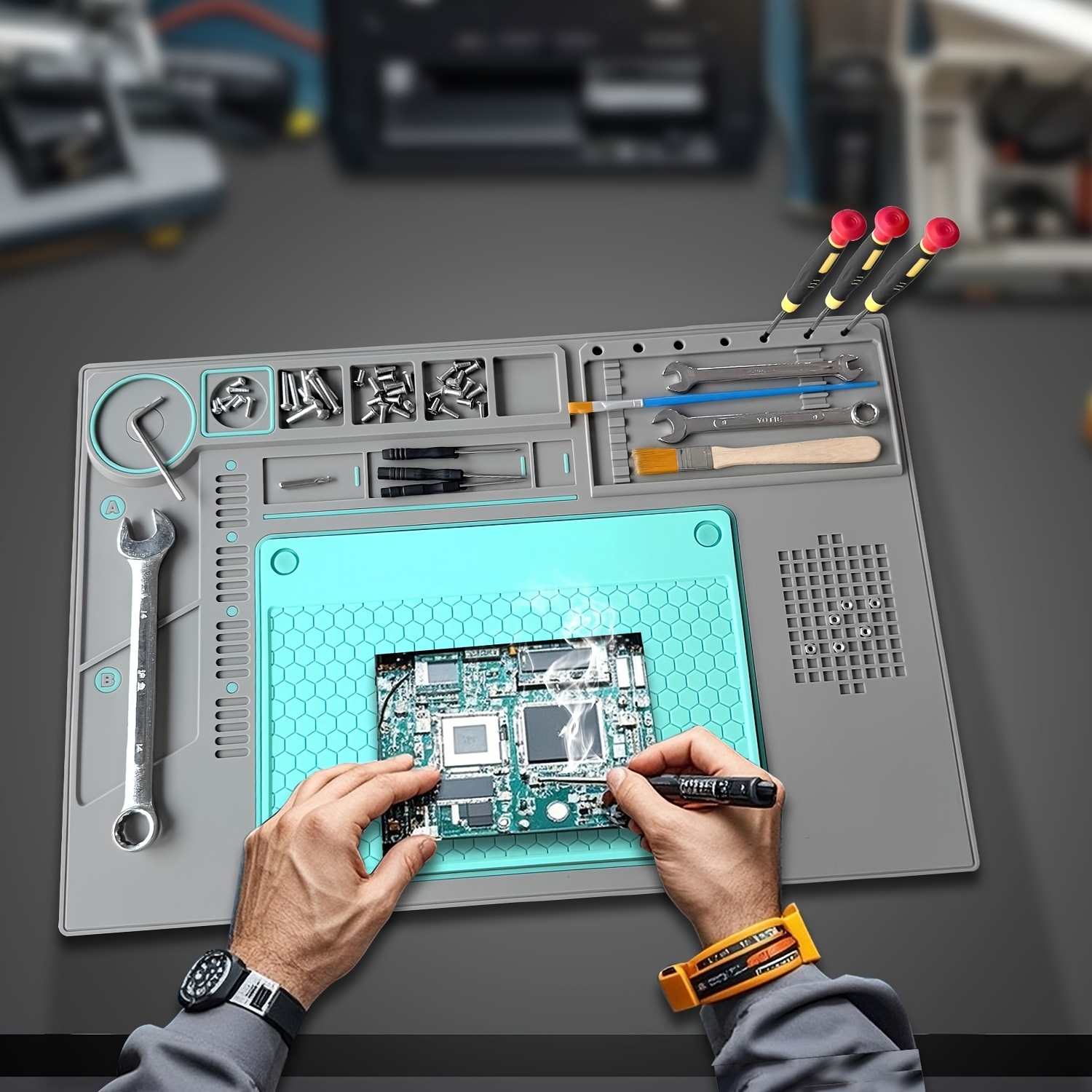 Термостойкий коврик для припоя – обзор и цена Electronics Repair Business