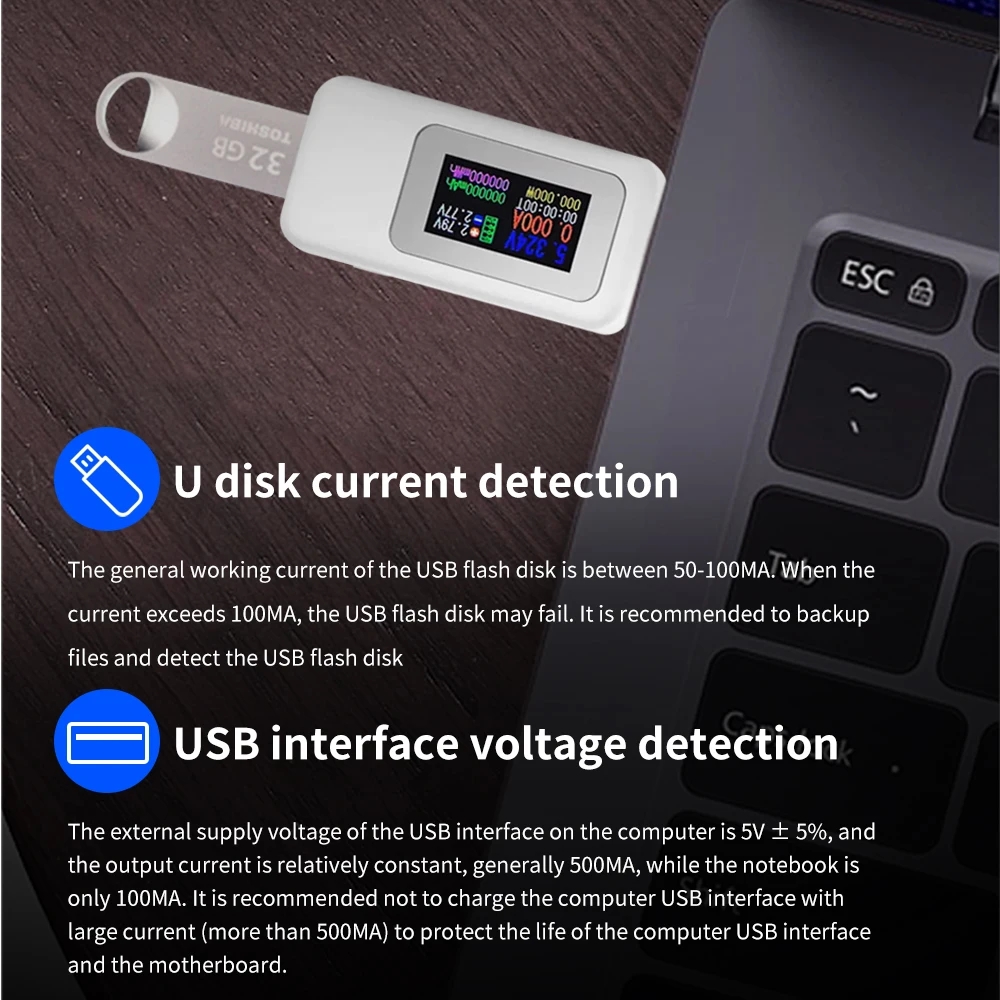 10 в 1 USB-тестер, цифровой во – обзор и цена Usb Ammeter Tester