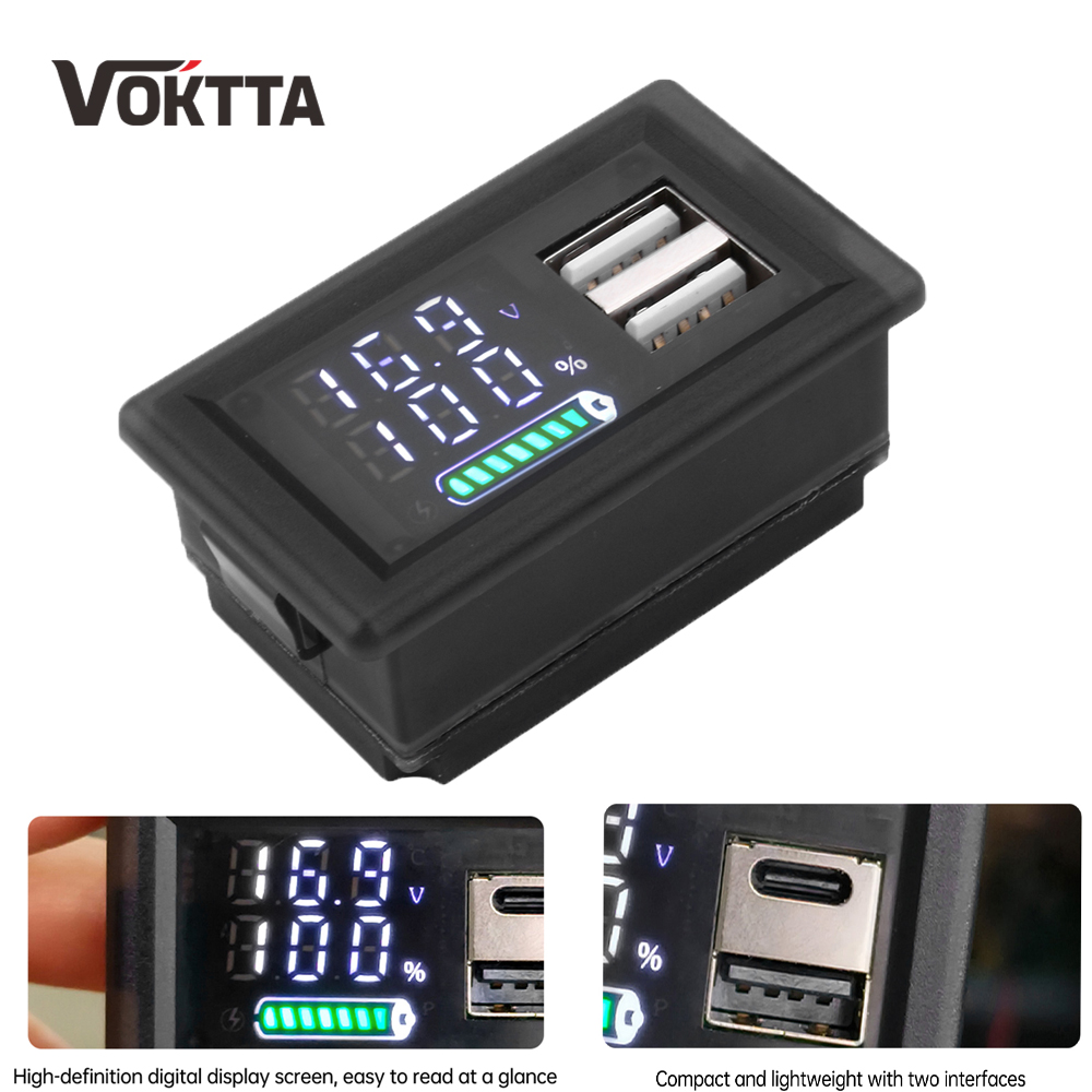 USB + Type-C/Dual USB 9 В 12 В – обзор и цена Usb Ammeter Tester