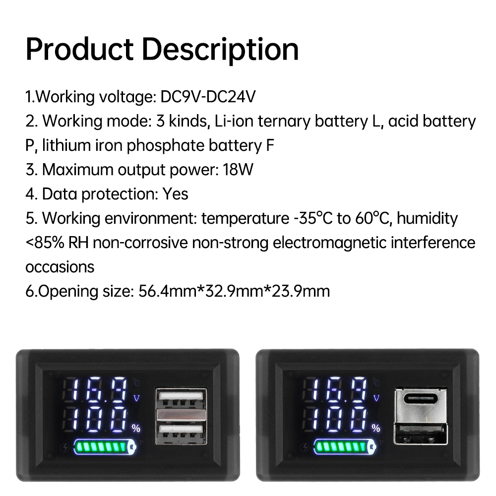 USB + Type-C/Dual USB 9 В 12 В – обзор и цена Usb Ammeter Tester