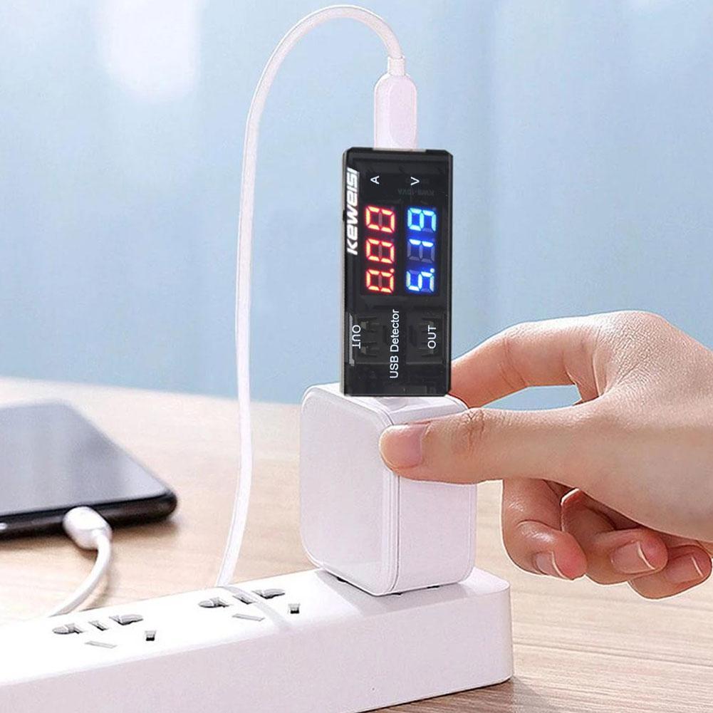Двойной цифровой USB ток, напр – обзор и цена Usb Ammeter Tester